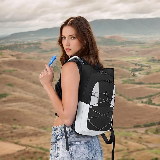 Hydration Backpack - Lightweight Water Backpack with 2L Water Bladder Bag, Running Hydration Vest Backpack for Men Women, Hydration Pack for Hiking, Cycling, Climbing MIYCOO