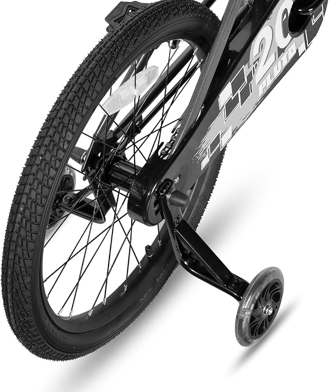 JOYSTAR Pluto 12 14 16 18 20 Inch Kids Bike with Light Up Training Wheels, Kids' Bicycle for Boys Girls Age 3-12 Years, Children Bikes, Multiple Colors