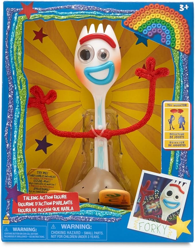 Disney Store Official Talking Action Figure from Toy Story, Features Sounds and Phrases from The Movies, Interacts with Other Figures and Toys – Forky