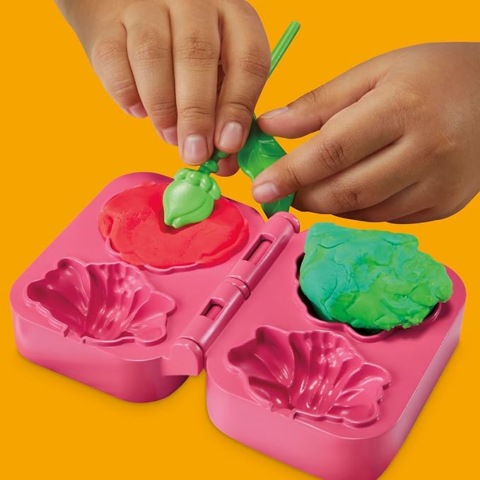 Play-Doh Blooming Flower Garden Toy Playset, Nature Pretend Play, Kids Arts & Crafts, Christmas Stocking Stuffer Gifts, Ages 3+