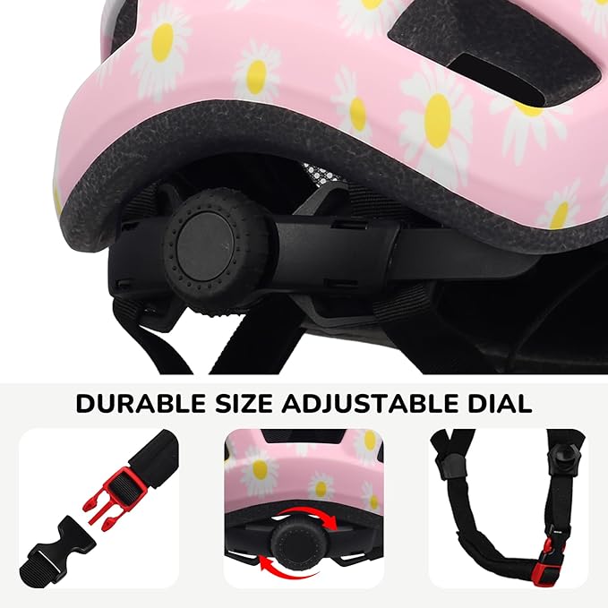 Toddler Kids Bike Helmet, Adjustable Infant Baby Bicycle Helmet for Age 1-3-5-8 Years Child Boys Girls, Multi-Sport Scooter Skateboard, 2 Sizes
