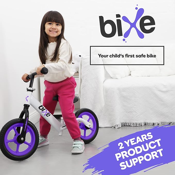 Purple (4LBS) Aluminum Balance Bike for Kids and Toddlers - 12" No Pedal Sport Training Bicycle for Children Ages 3,4,5,6.