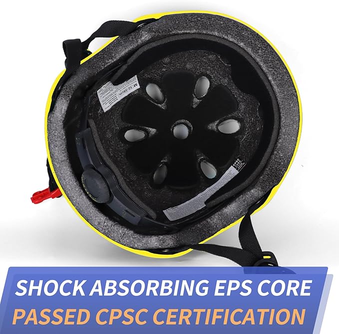 BURSUN Kids Bike Helmet Ventilation & Adjustable Toddler Helmet for Ages 2-14 Kids Boys Girls Multi-Sport Helmet for Skateboard Roller Skateing Bicycle Scooter blance Bike