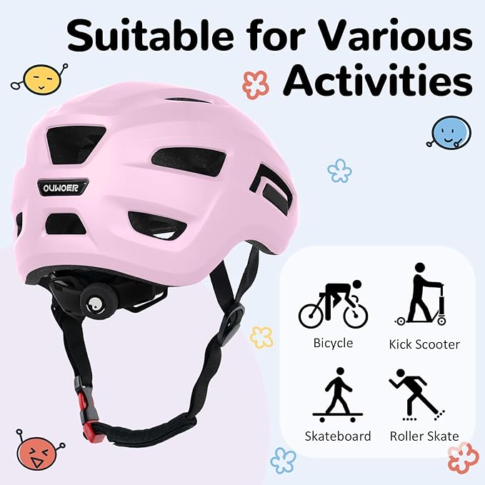 Toddler/Kids Bike Helmet, Adjustable and Multi-Sport, from Infant to Schoolchild, 2 Sizes