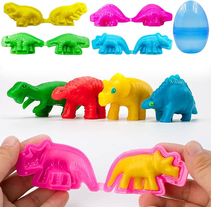 FRIMOONY Dough Tools Set for Kids, Various Plastic Animal Molds, Rolling Pins, for Creative Dough Cutting, 44 Pieces