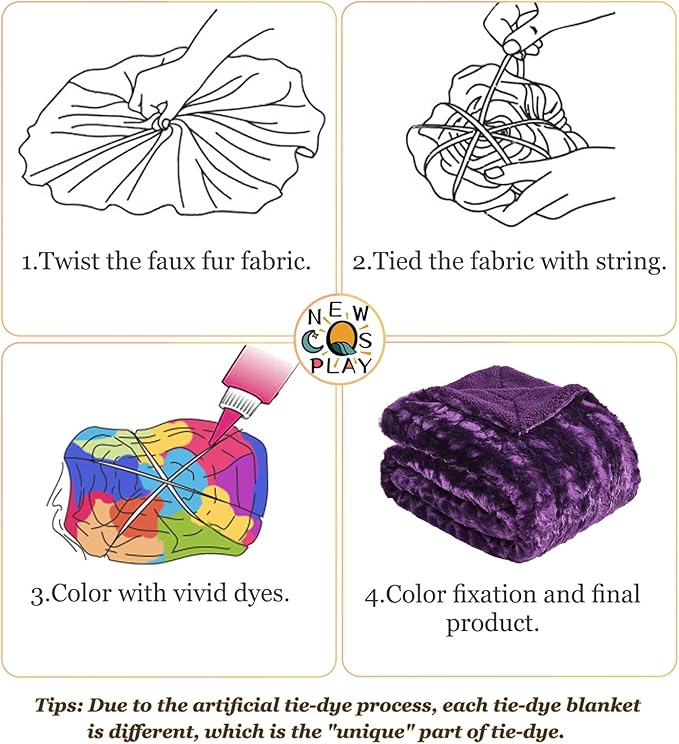 NEWCOSPLAY Super Soft Faux Fur Blanket Twin Size Dark Purple Sherpa Fuzzy Plush Warm Blanket for Sofa Bed (Dark Purple, Twin(60"x80"))