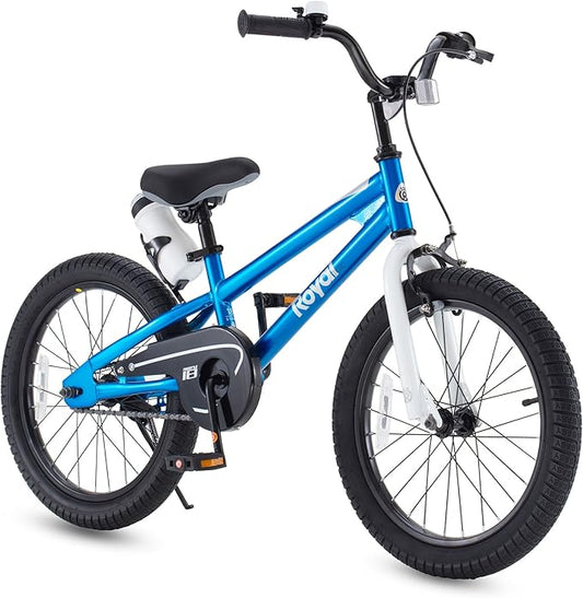 RoyalBaby Kids Bike EZ Freestyle Training Free Balance to Pedal Easy Learning Bicycle, 12-18 Inch for Toddlers to Big Kids