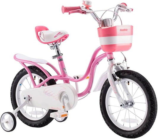 Royalbaby Princess Girls Kids Bike 12 14 16 18 20 Inch Children Bicycle with Basket for Age 3-12 Years