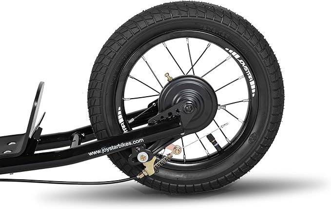 JOYSTAR Kick Scooter for Ages 5-9 Years Old Boys Girls, 12 Inch Big Wheels Scooters for Kids, Teens and Adults, Rear Brake and Adjustable Handlebar, Kids Scooter