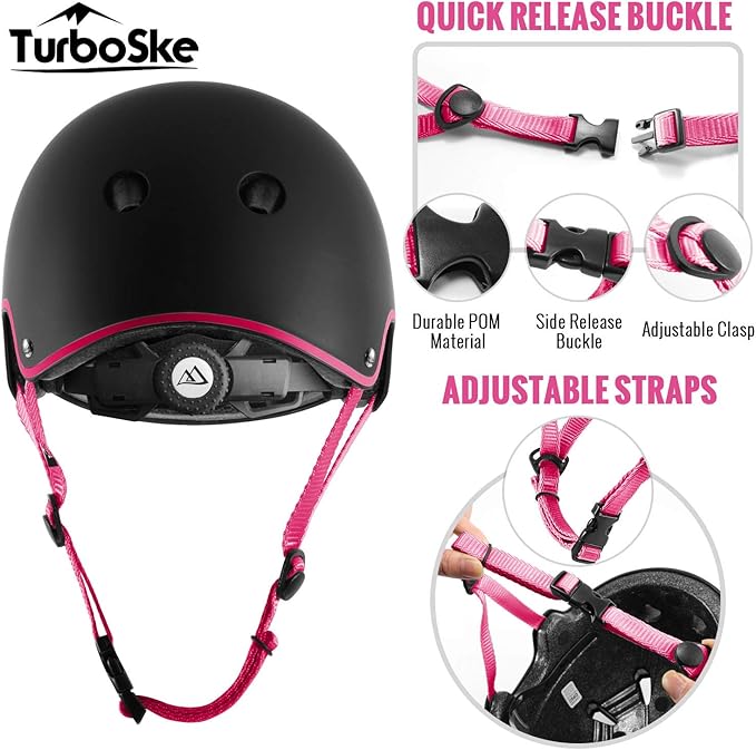 Skateboard Helmet, BMX Helmet, Multi-Sport Helmet, Bike Helmet for Kids, Youth, Men, Women