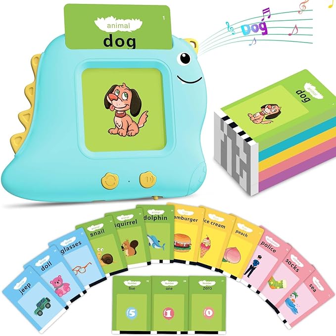 Talking Flash Card, Learning Toys for Ages 2-4, Autism Sensory Toys for Toddlers, Speak Montessori for 2+ Year Old, Kids Gift for Boys Girls Birthday Preschool Activity 510 Sight Words