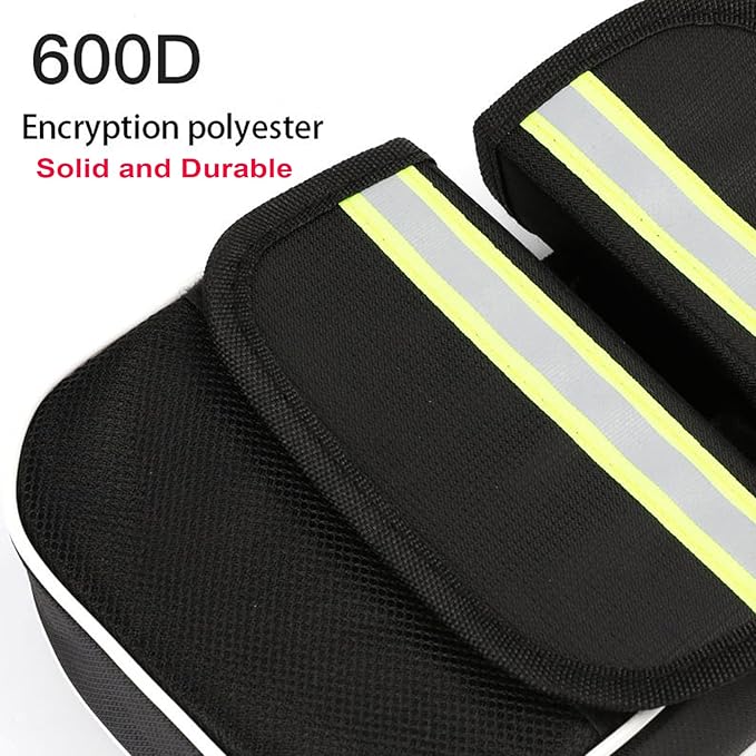 UNICOLD Waterproof Bicycle Storage Bags Reflective Phone Mount Top Tube Bag Bike Phone Case Holder Accessories Cycling Pouch Compatible with iPhone 15,14, 13, 12, Samsung Galaxy Ultra phones Fit 6.5”