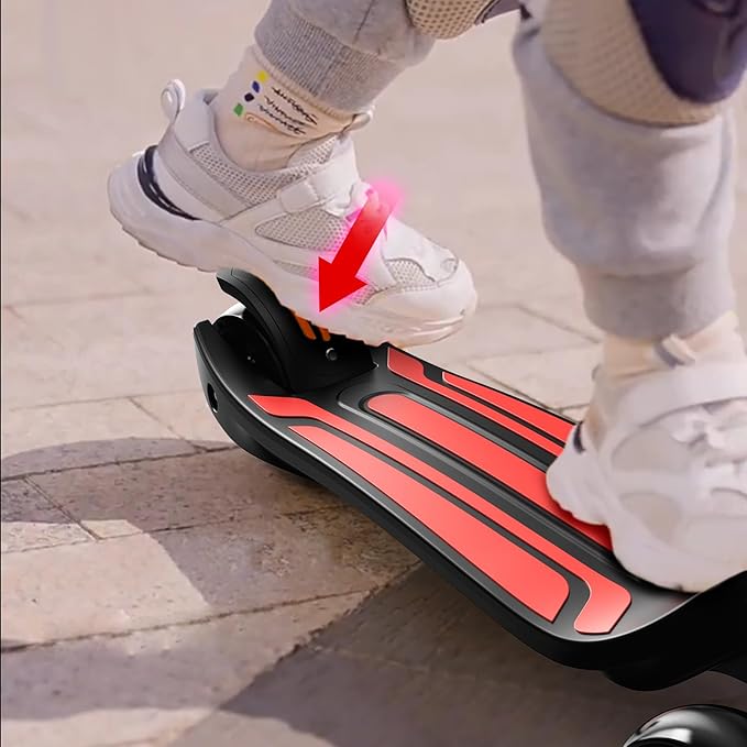 2-in-1 Adjustable Kick Scooter for Kids 3-5 (Suitable 3-12 Years),5-Level Handlebar & Removable Seat, LED Light-Up Wheels, Wide Deck, Foldable Design for Indoor/Outdoor Use - Girls & Boys