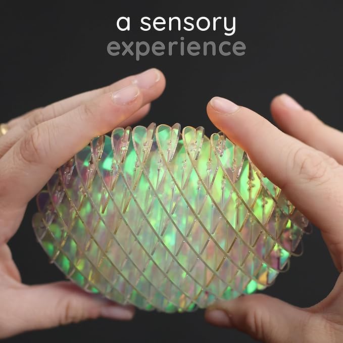 Morf Fidget Worm Toy - Flexible 3D Sensory Slug Figgy Toy for Kids, Teens, and Adults – Stretchy, Quiet, Stress and Anxiety Relief, Focus - For Play, School, Work Gifts, Great For Classroom and Office