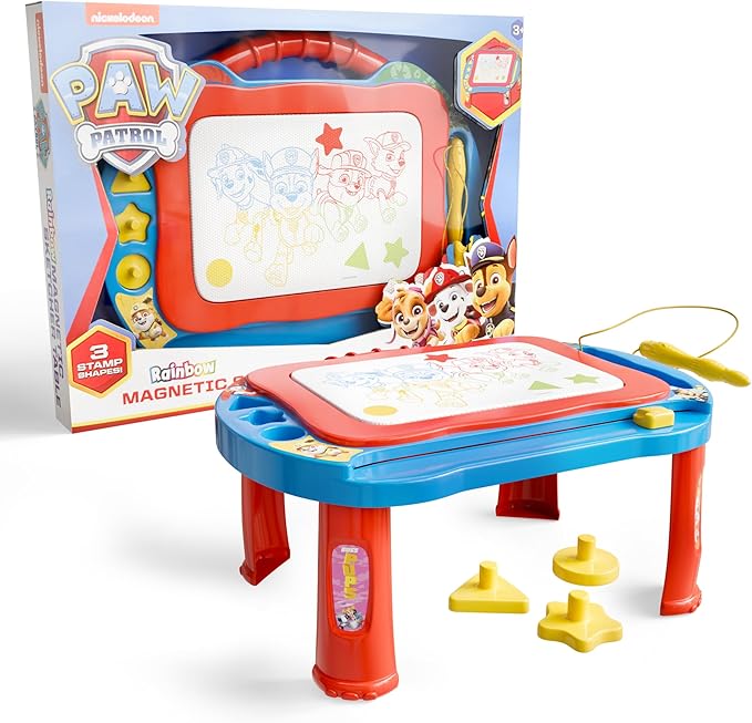 Lollipop Paw Patrol Magnetic Drawing Board - Limitless Creativity with Easy Erasing - Mess-Free Fun, Smart Storage, and Kid-Friendly Design for Creative Adventures - Blue Color