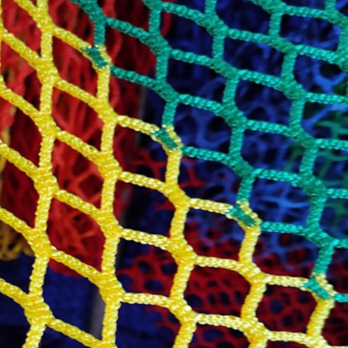 Climbing Cargo Net for Kids Outdoor Balcony Safety Net Rope Netting Playground Climbing Net Stairway Railing Safety Net for Children Pets Toys Knotless Polyester Sports Netting