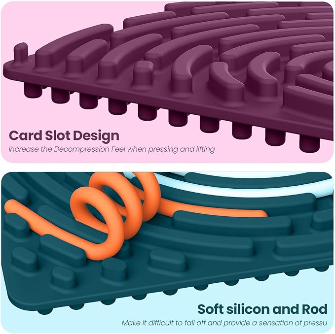 SENSORY4U Threading Sensory Activity Board – 3-Pack Fidget Toys for Kids and Toddlers – Fine Motor Skill Montessori Toy – Travel-Friendly Creative Play for Preschool Boys and Girls