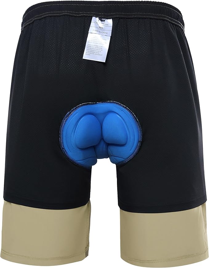 Men's Mountain Bike Shorts 3D Padded Bicycle Biking Shorts Quick Dry Lightweight MTB Cycling Shorts