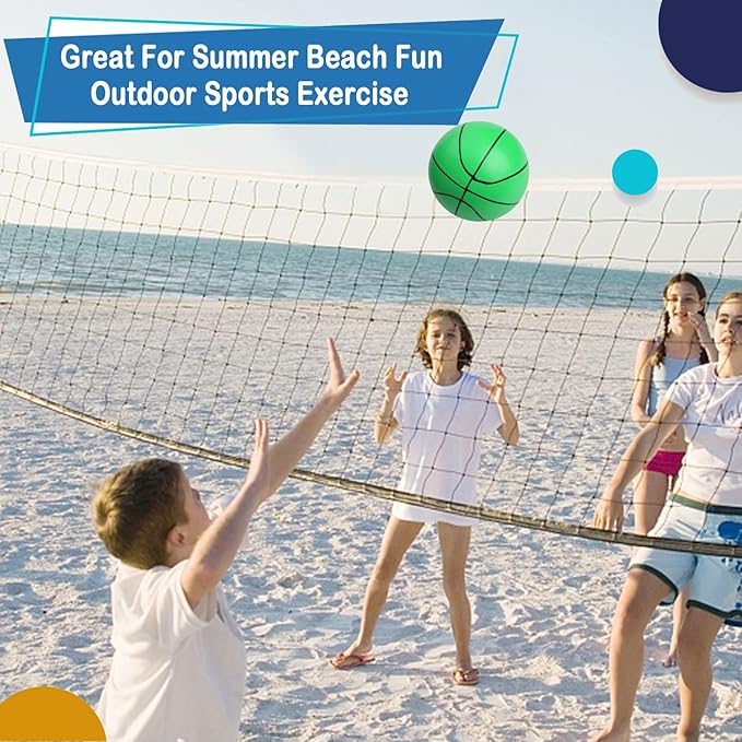 Dilabnba 8" Mini Rubber Replacement Basketballs for Basketball Hoop/Pool, Toddler Soft Beach Bouncy Ball Sports Party Game for Kids Adults, Junior Balls Indoor & Outdoor Arcades & Games (4PCS)