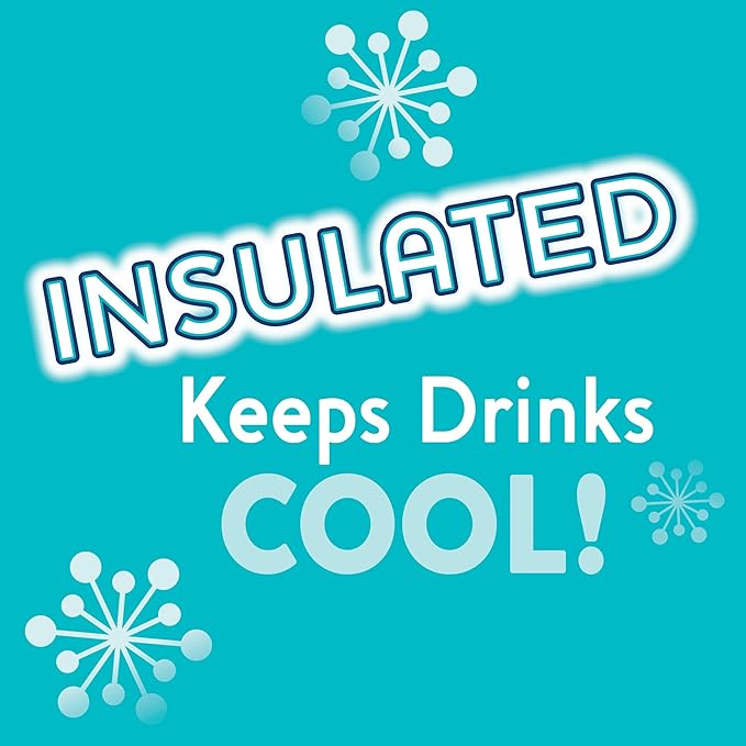 Chicco Double-Wall Insulated Sippy Cup with Bite-Proof Rim Spout and Spill-Free Lid 9oz. | Top-Rack Dishwasher Safe | Easy to Hold Ergonomic Indents | Ocean Print/Surf, 2pk | 12+ months