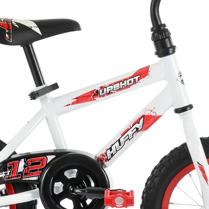 Huffy Upshot 12/16/20 Inch Boys' Bike for Kids, Ages 3+ Years Old, Multiple Color Options, Removable Training Wheels (12" and 16" Only), BMX Design, Designed for Growth, Durable, Easy Assembly