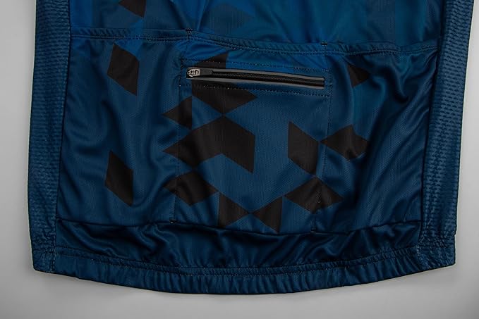 GCRFL Men's Cycling Jersey Set Road Bike Shorts Sleeves Jersey Zipper Pokcet Bib Shorts with Padded, Cycling Clothing kit Men