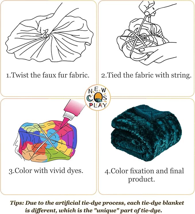 NEWCOSPLAY Super Soft Faux Fur Throw Blanket for Couch Dark Teal Fuzzy Plush Warm Blanket for Sofa Bed (Dark Teal, Throw(50"x60"))