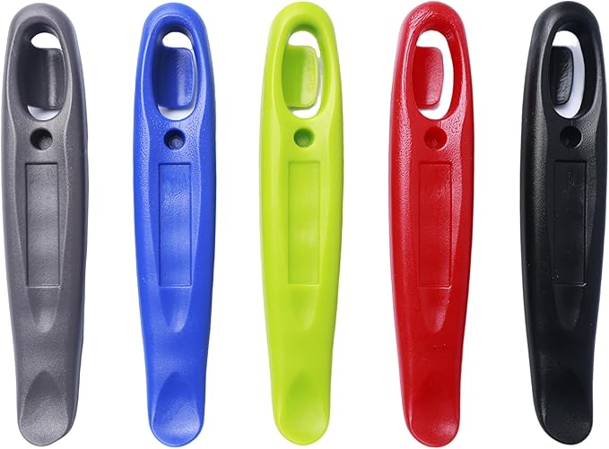 TTVVDS 5 Pack Ultra Strong Bike Tire Levers, Premium Plastic Bicycle Tire Lever Tyre, Professional Tire Changing Tool for All Bike Tires, Includes 5 Colors