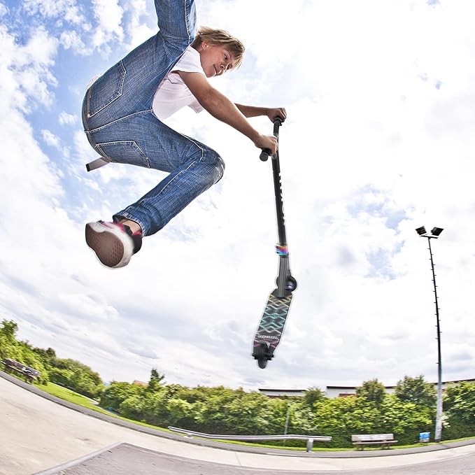 VOKUL S2 Pro Scooters for Kids Age 6-12 | Colorful Stunt Scooter for Beginners Teens | Trick Scooter for BMX Freestyle Tricks (Gold)