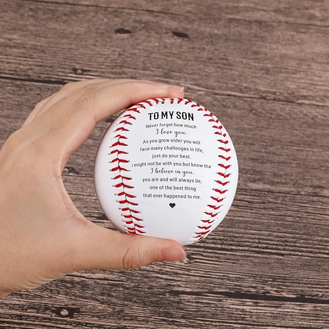 Fleure Esme Baseball Gifts for Son Boys 8-12 Son Gifts from Mom Dad Birthday Gifts for Son 6-8 Baseball Homerun Inspirational Stuff for Teen Boys Gift for Bonus Christmas Sweetest Day