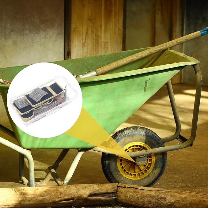 30 Pcs Bike Tire Patch Kit Bike Tire Repair Kit Bicycle Inner Tube Patch Kits with 24 PCS Patches 2 Premium Stainless Steel Levers 4 File Blades User Manual for Mountain and Road Bikes