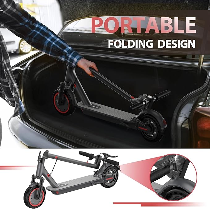 Electric Scooter for Adults, 8.5/10/14" Tires, 19/22Mph, 350W/500W Motor, 21-28 Miles Range, Folding E-Scooter with Dual Suspension,APP(V1/SPRO/MAX/PRO/X1/X1PRO)