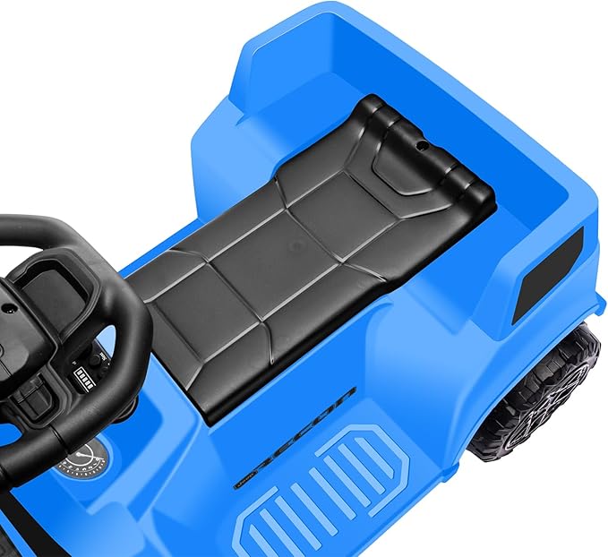 6V Ride On Car for Toddlers, Electric Car with Music, Horn, Pedal, for Ages 18–30 Months, Blue