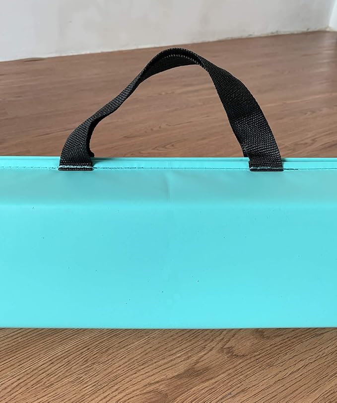 Balance Beam - Folding Floor Gymnastics Equipment for Kids, Non Slip Base - 6 FT to 10 FT for Home Gym Use