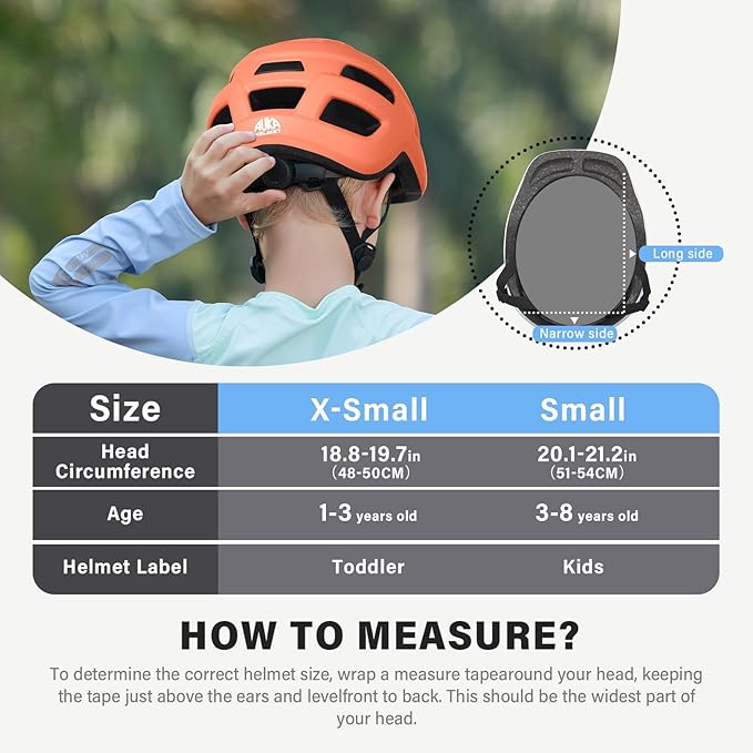 Toddler Kids Bike Helmet, Adjustable Infant Baby Bicycle Helmet for Age 1-3-5-8 Years Child Boys Girls, Multi-Sport Scooter Skateboard, 2 Sizes