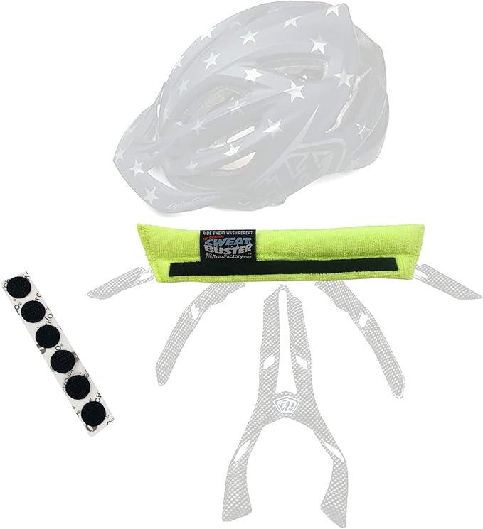 Bike Helmet Sweatband – Stops Sweat Dripping, Keeps You Cooler, Premium Comfort, Simple Helmet Integration & Quick Removal for Washing. Mountain Biking, Road Biking or Any Cycling.