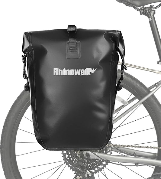 Rhinowalk Bike Bag Waterproof Bike Pannier Bag for Bicycle Cargo Rack Saddle Bag Shoulder Bag Laptop Pannier Rack Bicycle Bag Professional Cycling Accessories