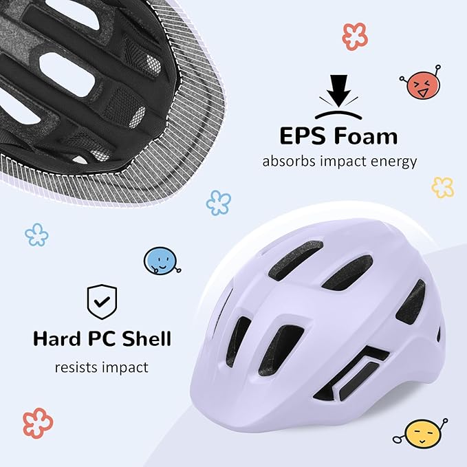 Toddler/Kids Bike Helmet, Adjustable and Multi-Sport, from Infant to Schoolchild, 2 Sizes