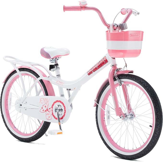 Royalbaby Princess Girls Kids Bike 12 14 16 18 20 Inch Children Bicycle with Basket for Age 3-12 Years