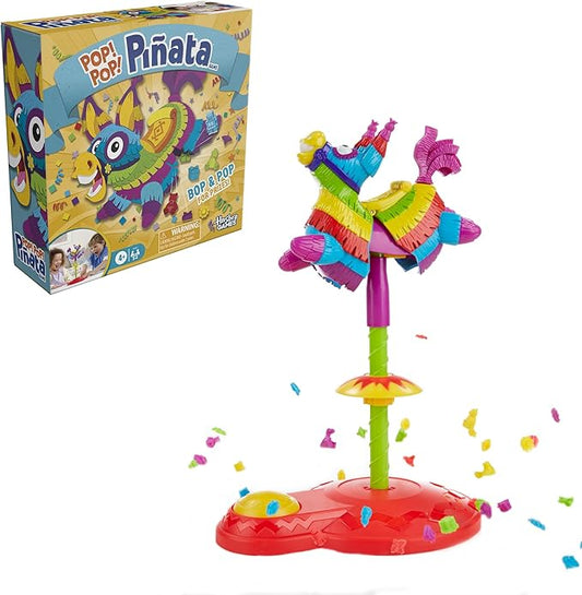 Pop! Pop! Pinata Game | Replayable Pinata Game with 30+ Prizes | Ages 4 and Up | 2 to 4 Players | 10 Mins. | Fun Board Games for Kids and Preschoolers | Christmas Stocking Stuffers (Amazon Exclusive)