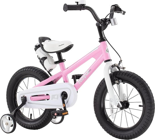 RoyalBaby Kids Bike Freestyle Classic & EZ Balance Pedal Switchable Bicycle, 12 14 16 18 Inch, 3-10 Years Toddler to Big Kids