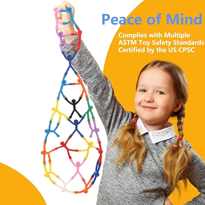 36Pcs Magnetic-People-Magnet-Men, Magnetic Travel Toys for Kids, Creative, Portable and Educational, Funny Magnets for Kids, Small Toys for Classroom Prizes, Easter Egg Stuffers, Office