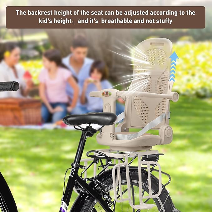 Kid's Bike seat Rear Child Carrier Bike Chair for Bicycle Kids seat for Children 2~4 Years,Weight 55 lbs