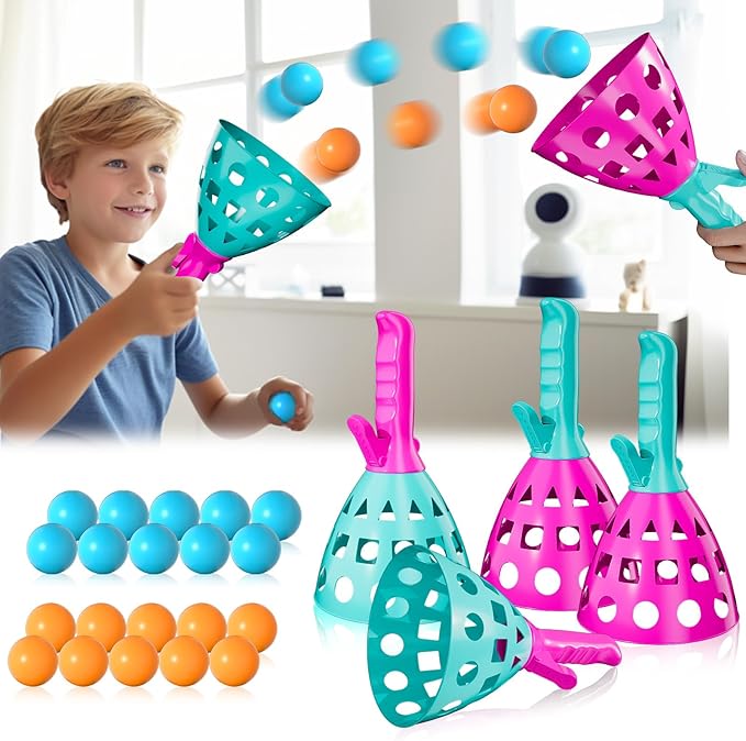 Bennol Outdoor Game Toys for Kids Boys with 20 Balls, Pop Pass Catch Ball Game Outside Toys Gifts for 3 4 5 6 7 8+ Year Old Boy Kids, Outside Outdoor Toy Gifts for Boys Ages 3-5 4-8