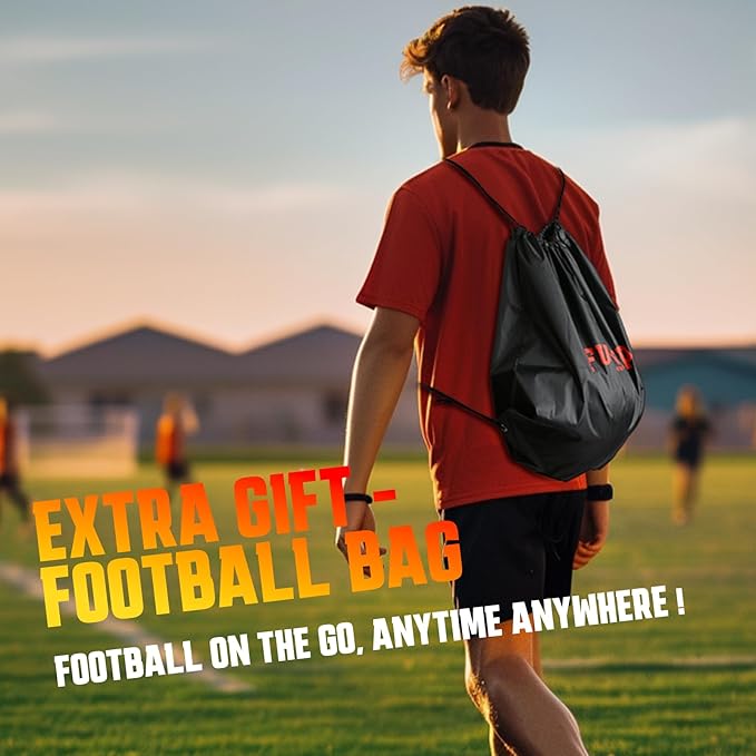 Funvip Football,Rechargeable Glow in The Dark Ball for Kids-Size 6 Light Up Football,Easter Gift Ideas,Gifts for Teens Boy,Birthday Gifts Toys for Boys Ages 7 8 9 10 11 12 13 14 15