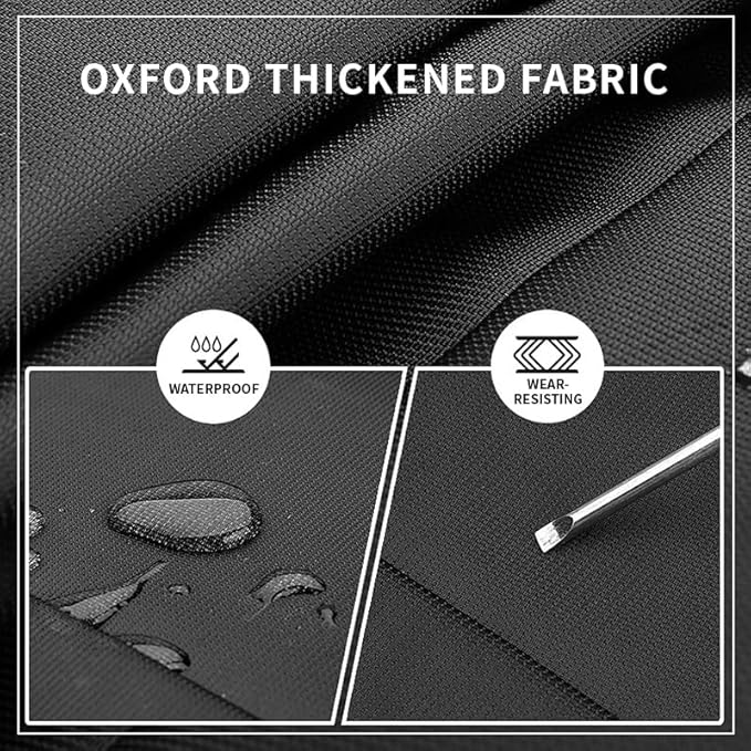 Motorcycle Cover Waterproof Outdoor, 420D Heavy Duty, M 71in, All Season Protection, Windproof Clasps, Storage Bag, Night Reflective Design, Fits Motorcycles, 1-2 Bikes Ebikes