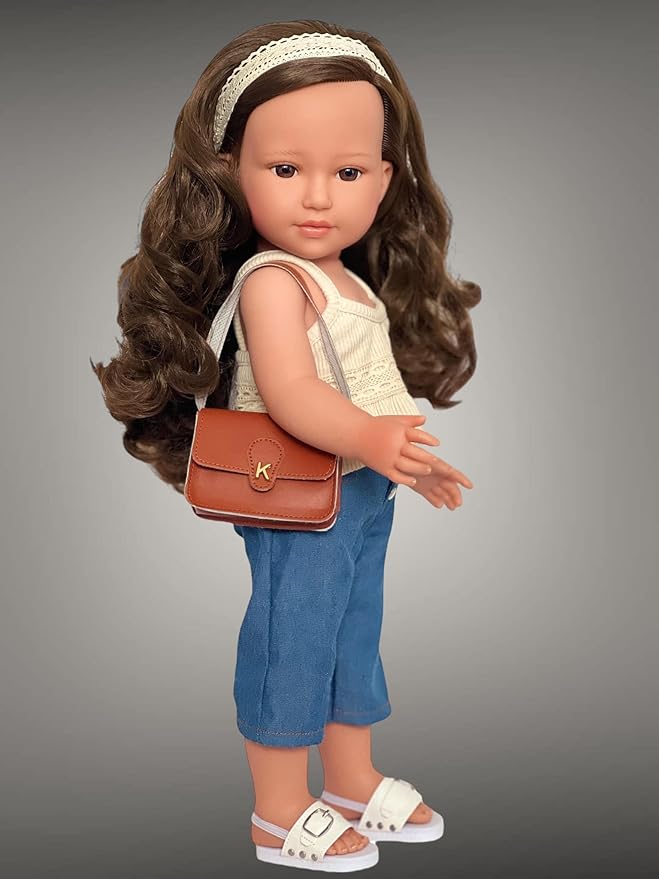 Kennedy and Friends 18 Inch Fashion Dolls- Tilt and Pose Feature and All Vinyl (F0-Hrpr)