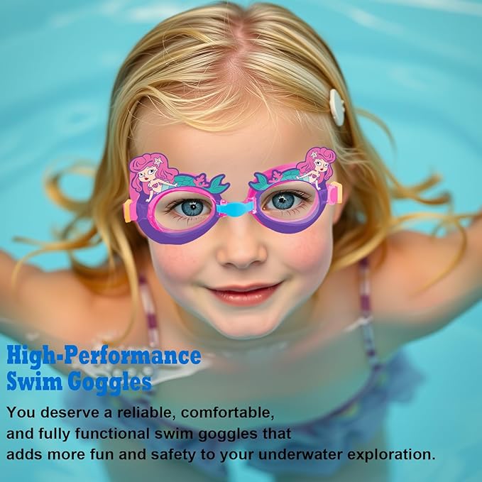 LITTLE FROGGY Kid’s Diving Set with 30 Pcs Diving Toy Kit Perfect for Pool, Beach, Water Parks, for Swimming Training & Water Games for Girls Aged 3-12 (Mermaid)