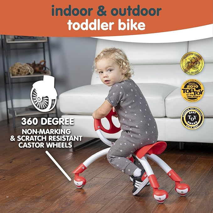 Pewi Walking Ride On Toy - From Baby Walker to Toddler Ride On for Ages 9 Months to 3 Years Old
