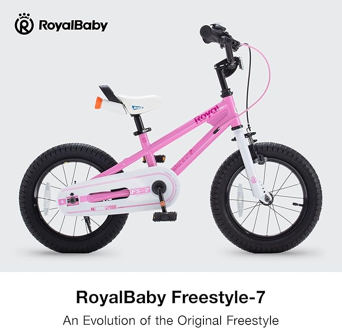 RoyalBaby Kids Bike EZ Balance to Pedal Dual Handbrake Toddlers Boys Girls Bicycle 12-20 Inch for Age 3-10 Years